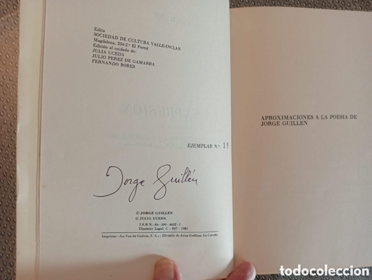 Libros de segunda mano: La expresi&oacute;n / Jorge Guill&eacute;n - Foto 2