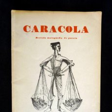 Libros de segunda mano: CARACOLA, REVISTA MALAGUEÑA DE POESÍA. Nº 62-63, HOMENAJE A SALVADOR RUEDA, 1957-58