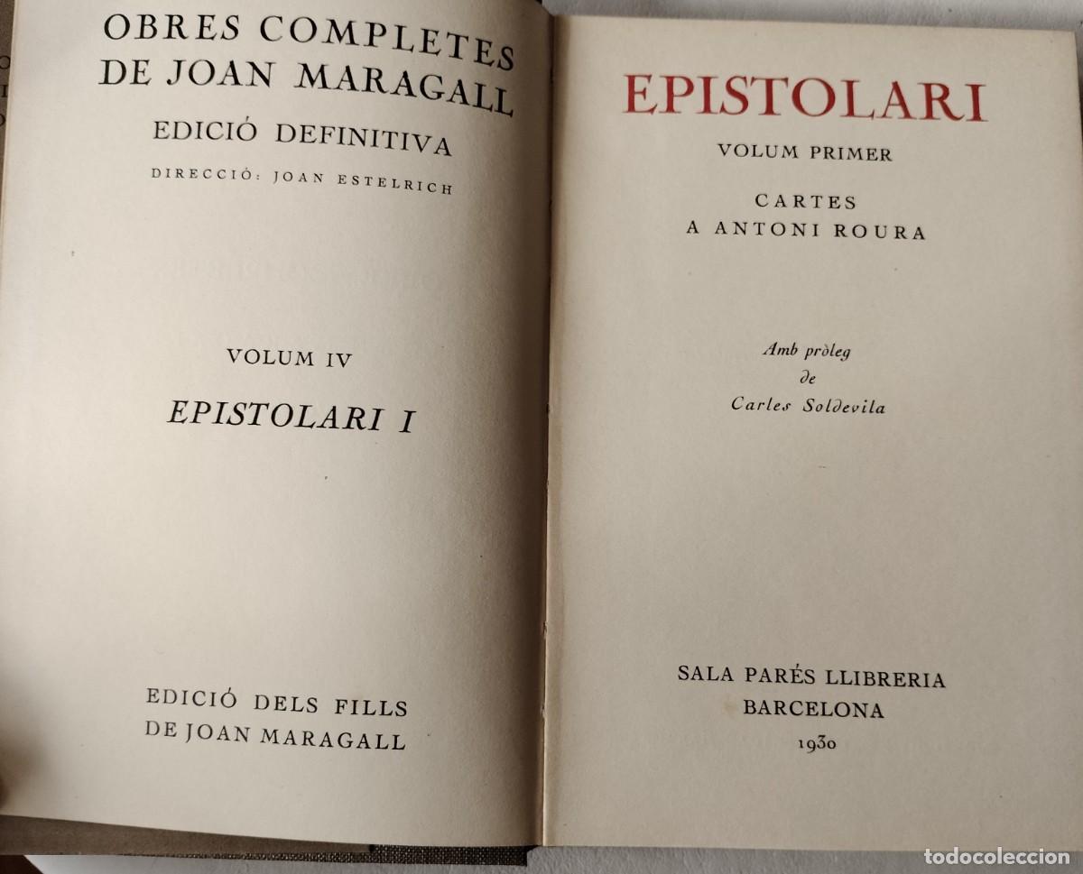 Libros de segunda mano: 723 OBRES COMPLETES DE JOAN MARAGALL - Foto 3