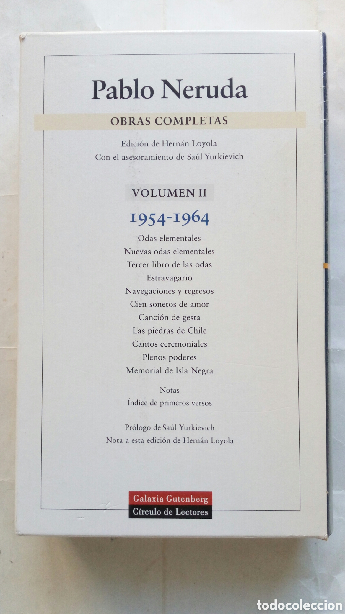 Libros de segunda mano: Obras Completas (5 tomos). Pablo Neruda. - Foto 5