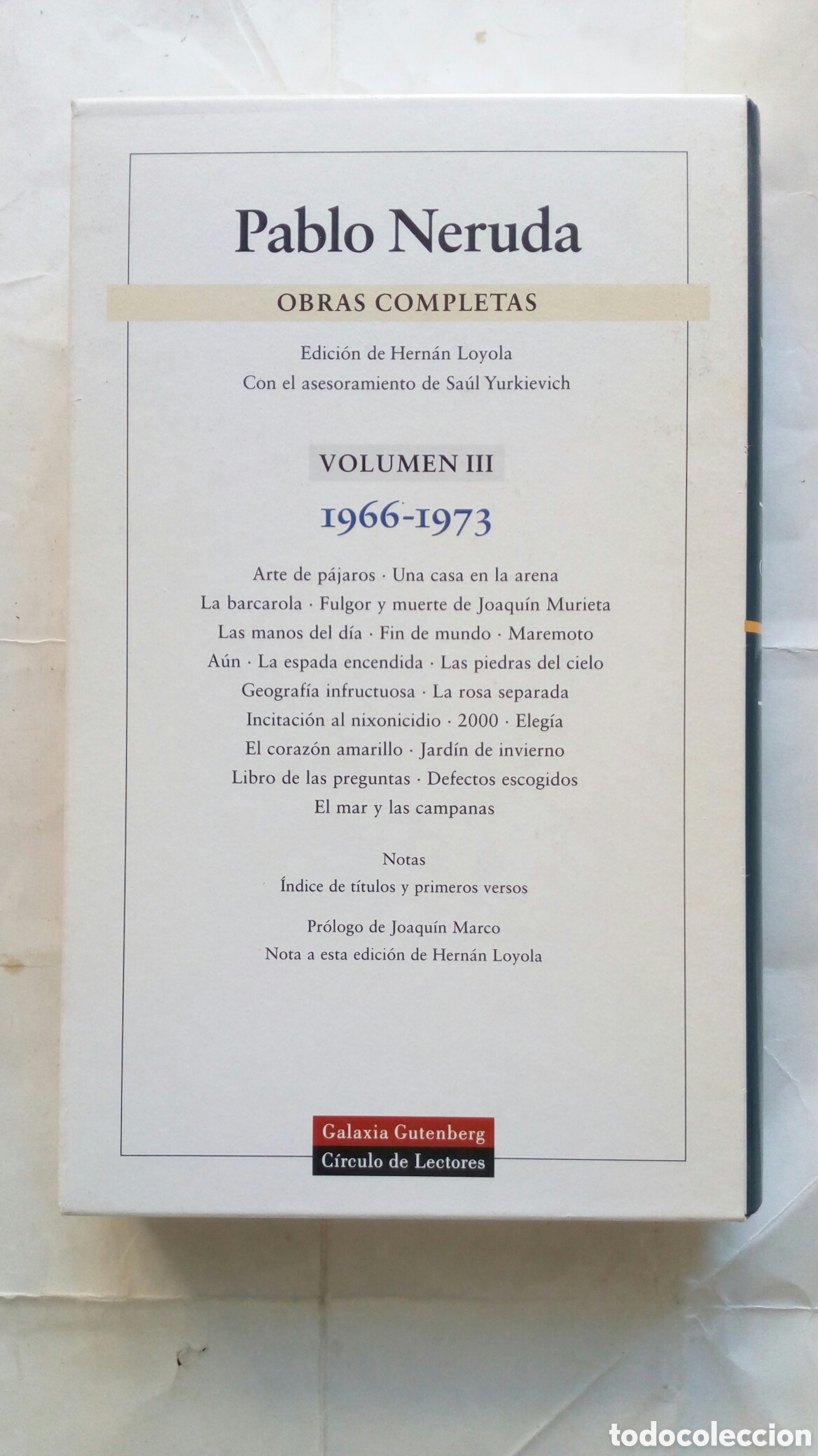 Libros de segunda mano: Obras Completas (5 tomos). Pablo Neruda. - Foto 7