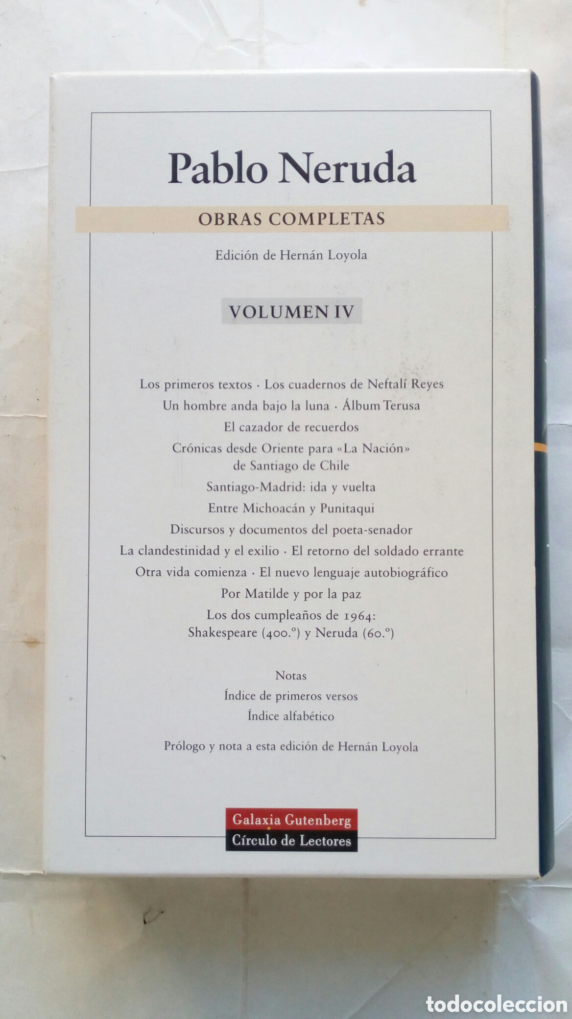 Libros de segunda mano: Obras Completas (5 tomos). Pablo Neruda. - Foto 9
