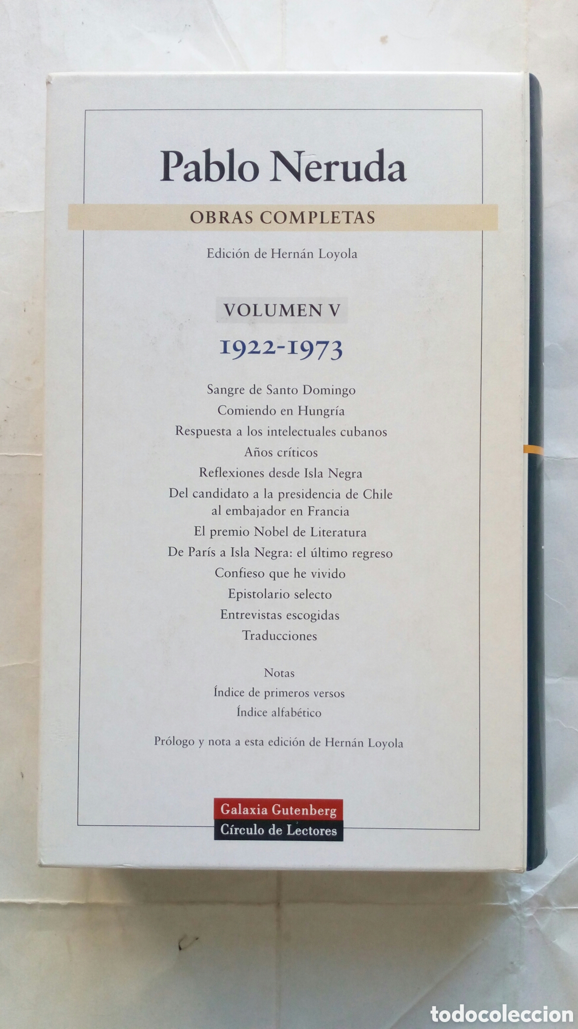 Libros de segunda mano: Obras Completas (5 tomos). Pablo Neruda. - Foto 11