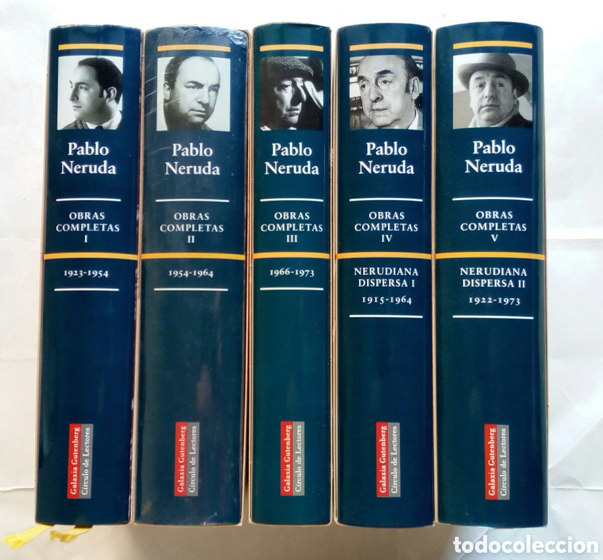Libros de segunda mano: Obras Completas (5 tomos). Pablo Neruda. - Foto 1