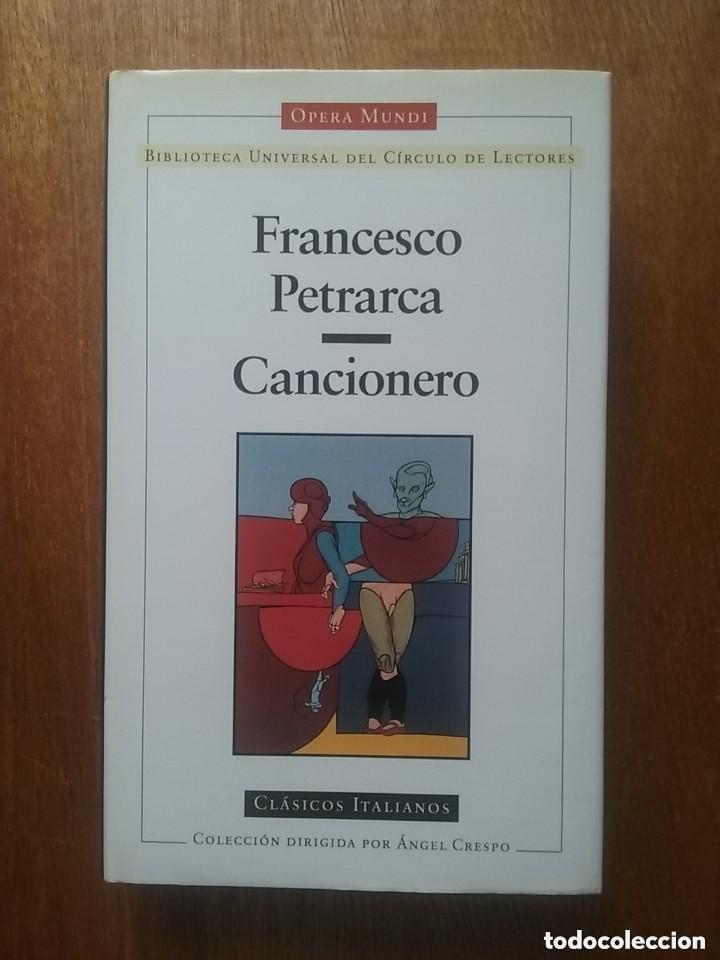 Gebrauchte B&uuml;cher: CANCIONERO, FRANCESCO PETRARCA, OPERA MUNDI, CLASICOS ITALIANOS, CIRCULO DE LECTORES, 1998