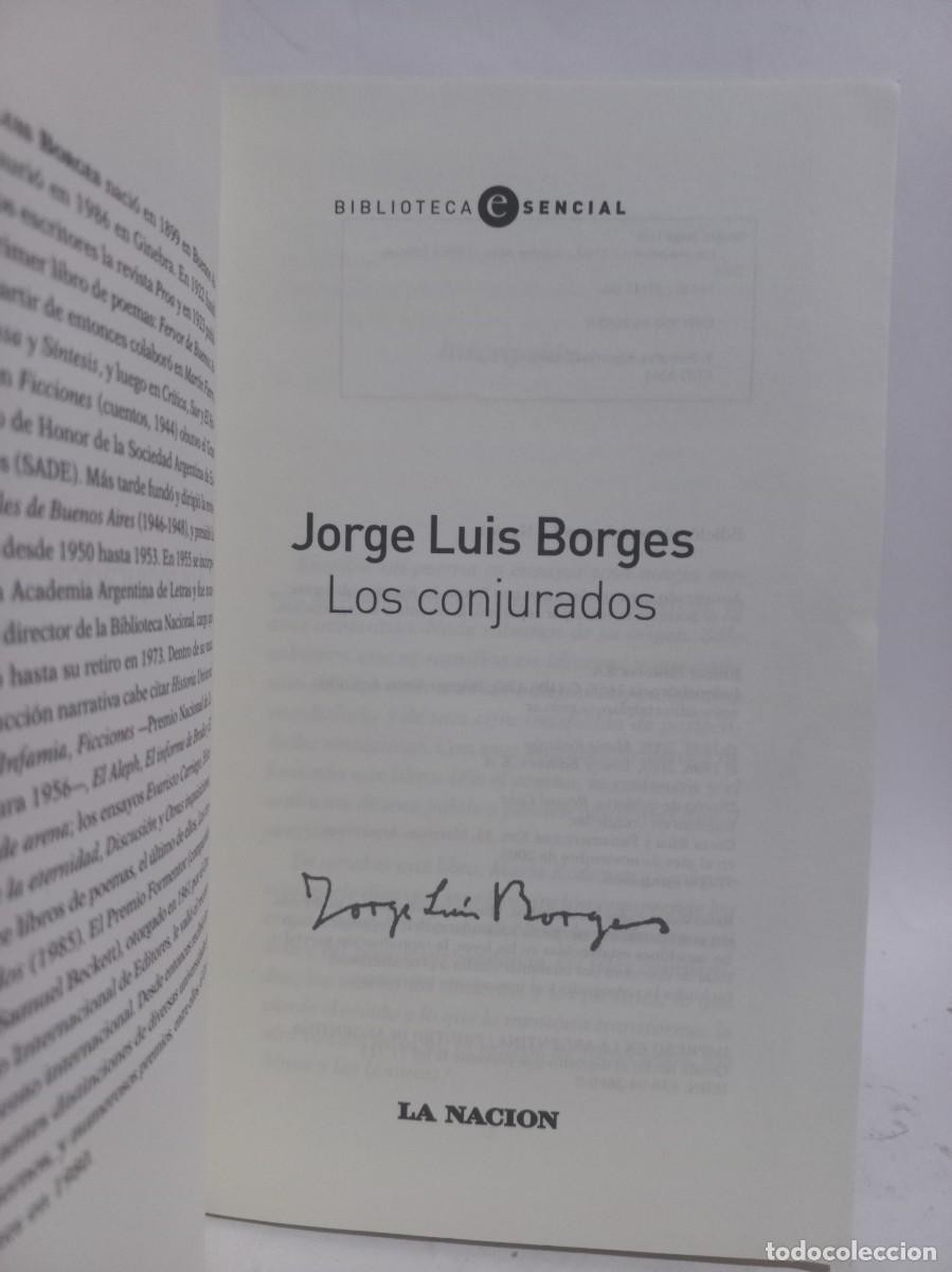 Libros de segunda mano: Jorge Luis Borges - Los Conjurados - 2005 - Foto 2