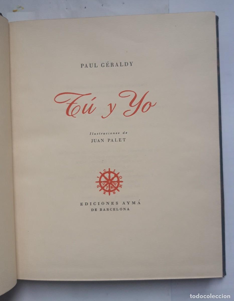 Libros de segunda mano: TU Y YO - Paul Geraldy - Foto 3