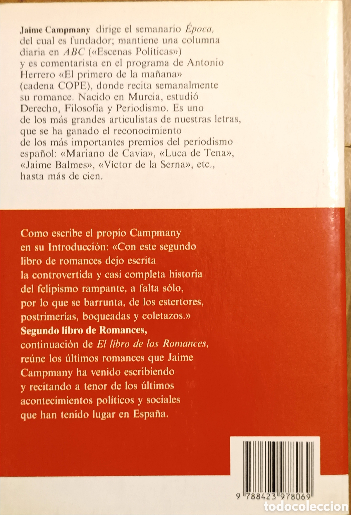 Libros de segunda mano: Jaime Campmany. Segundo libro de romances - Foto 2