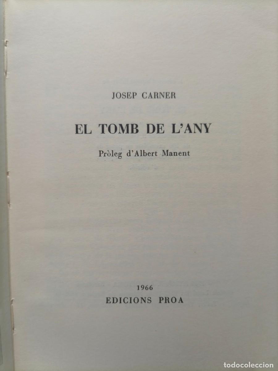 Libros de segunda mano: Josep Carner El tomb de lany - Foto 3