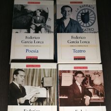 Libros de segunda mano: OBRAS COMPLETAS DE FEDERICO GARCÍA LORCA. 4 TOMOS CON ESTUCHE. GALAXIA GUTEMBERG. VER FOTOS