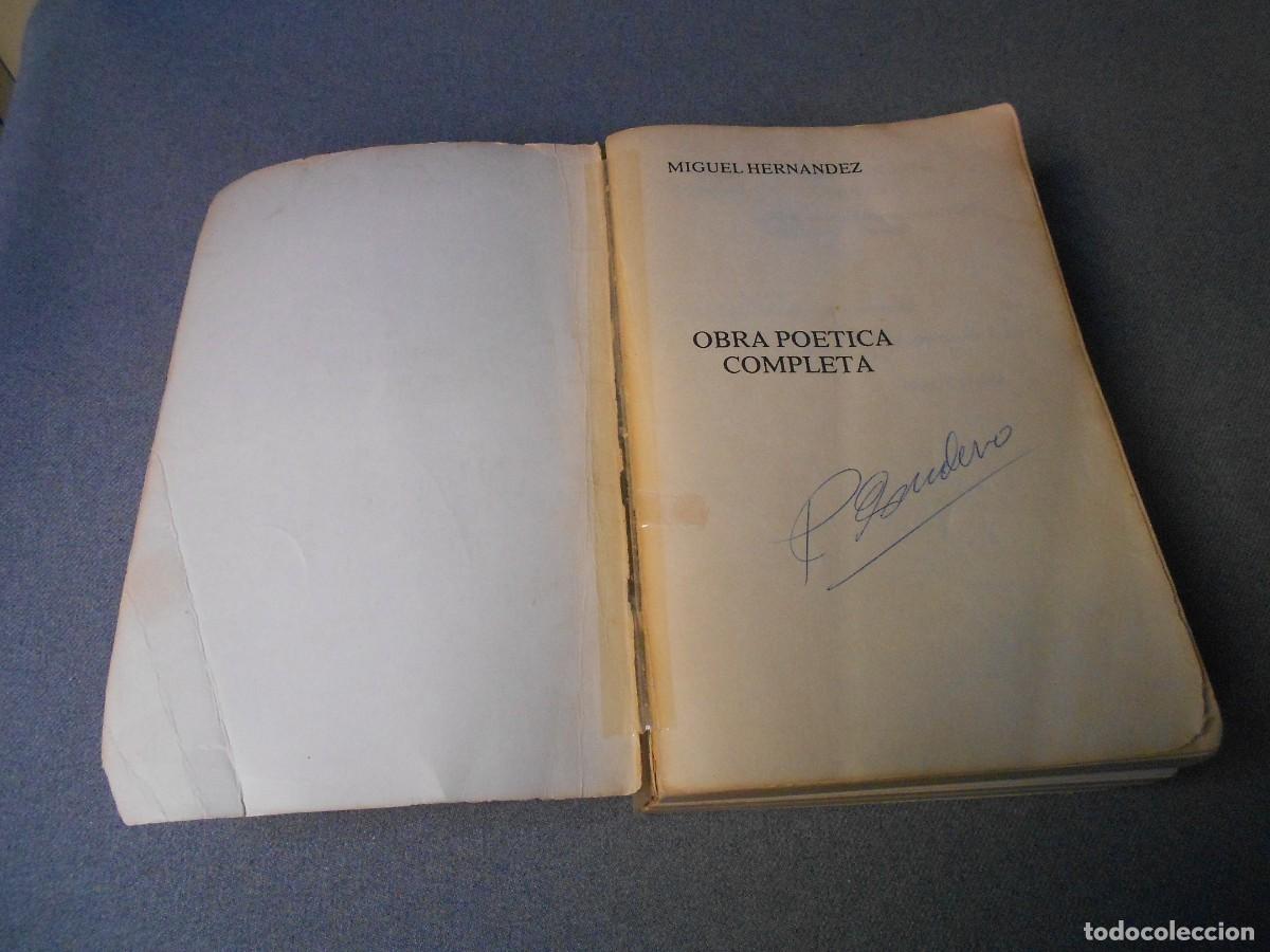 Libros de segunda mano: MIGUEL HERNANDEZ. OBRA POETICA - Foto 2