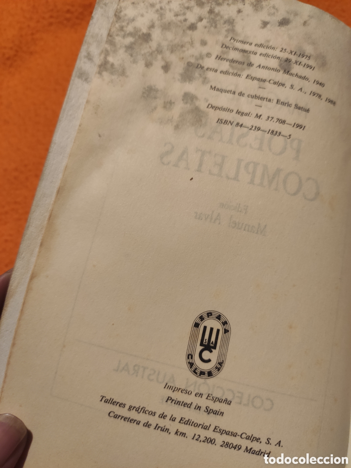 Libros de segunda mano: POES&Iacute;AS COMPLETAS. - Foto 3