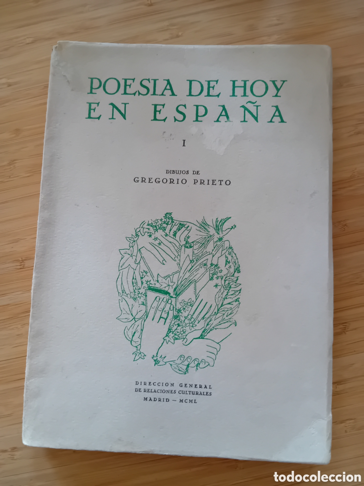 Second hand books: Poesia de hoy en Espa&ntilde;a - VVAA (Dir Gral Relaciones Culturales, 1950)