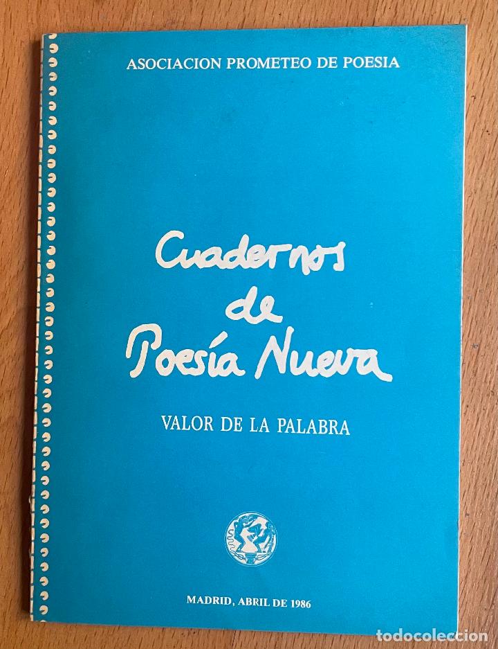 Libri di seconda mano: CUADERNOS DE POESIA NUEVA, Valor de la palabra, Asociacion Prometeo de Poesia