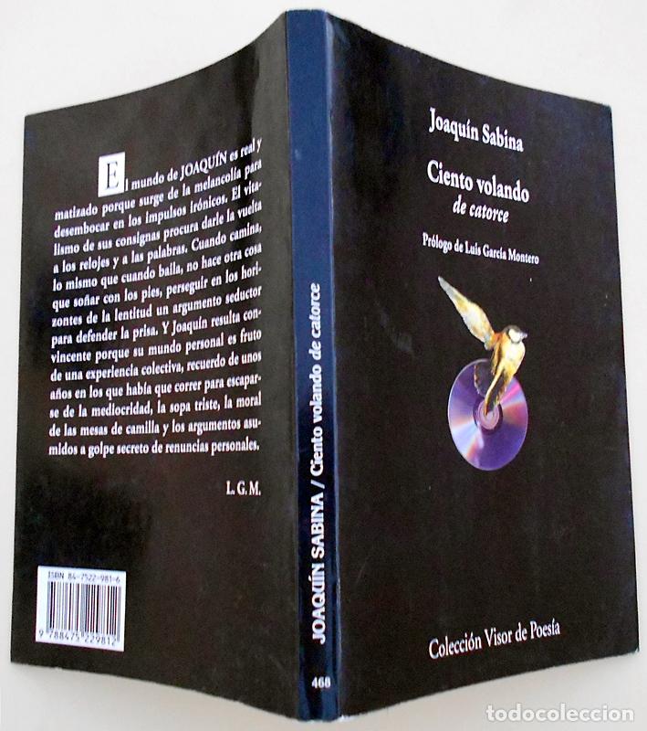 Libros de segunda mano: Ciento volando de catorce - Joaqu&iacute;n Sabina - Visor (2002) - Foto 3