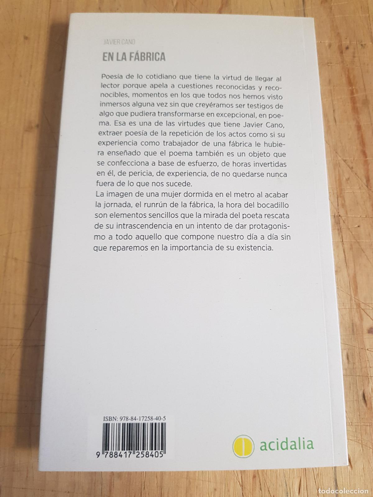 Libros de segunda mano: En la f&aacute;brica - Javier Cano - Foto 5