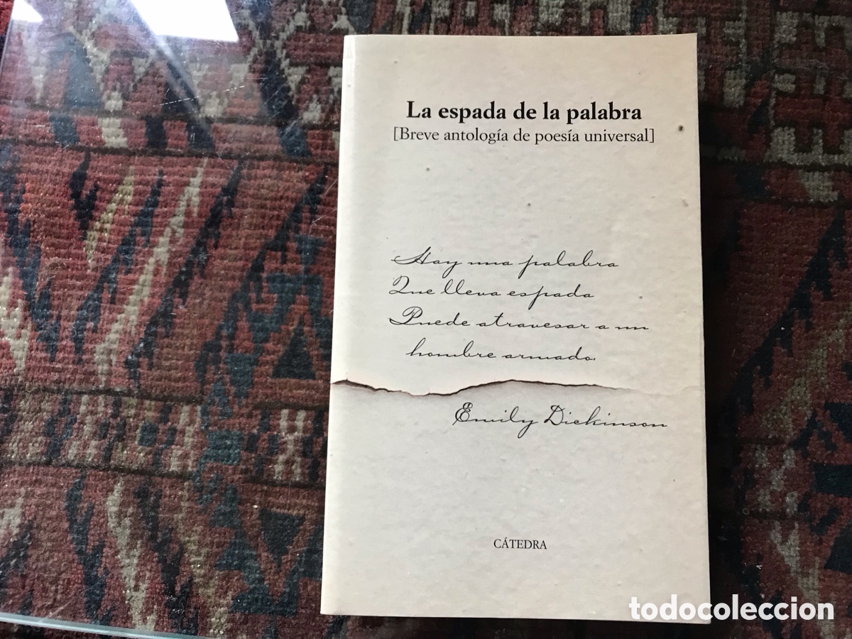 Libros de segunda mano: La espada de la palabra. Breve antolog&iacute;a de poes&iacute;a universal. C&aacute;tedra