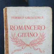 Libros de segunda mano: ROMANCERO GITANO, LORCA. 1938
