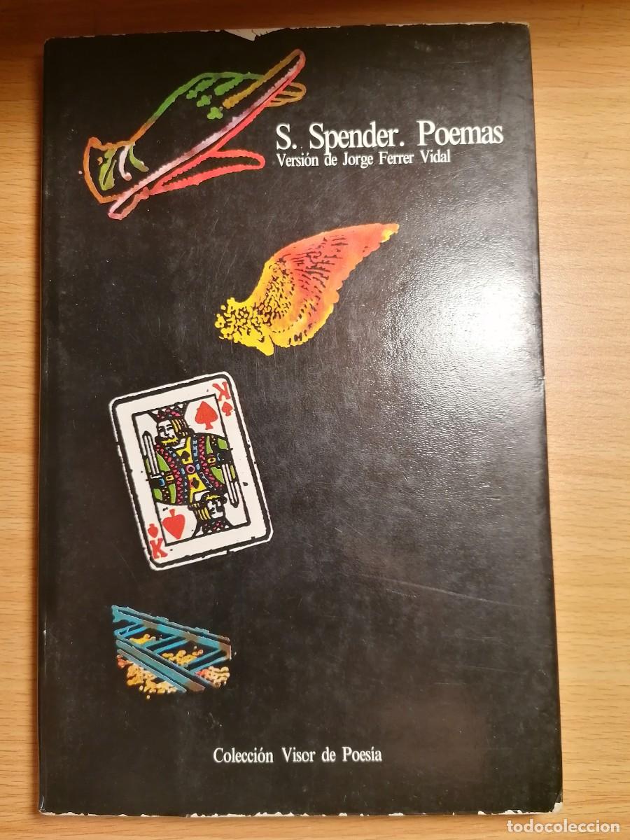Libros de segunda mano: Poemas - S. Spender - Visor (Versi&oacute;n de Jorge Ferrer Vidal) 1981 - Foto 1