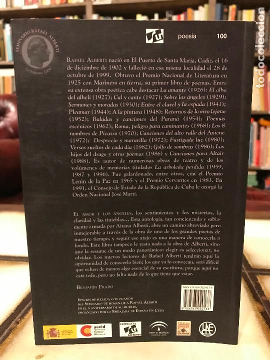 Libros de segunda mano: El amor y los &aacute;ngeles. Rafael Alberti. - Foto 2