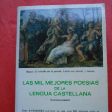 Libros de segunda mano: LAS MEJORES POESIAS DE LA LENGUA CASTELLANA