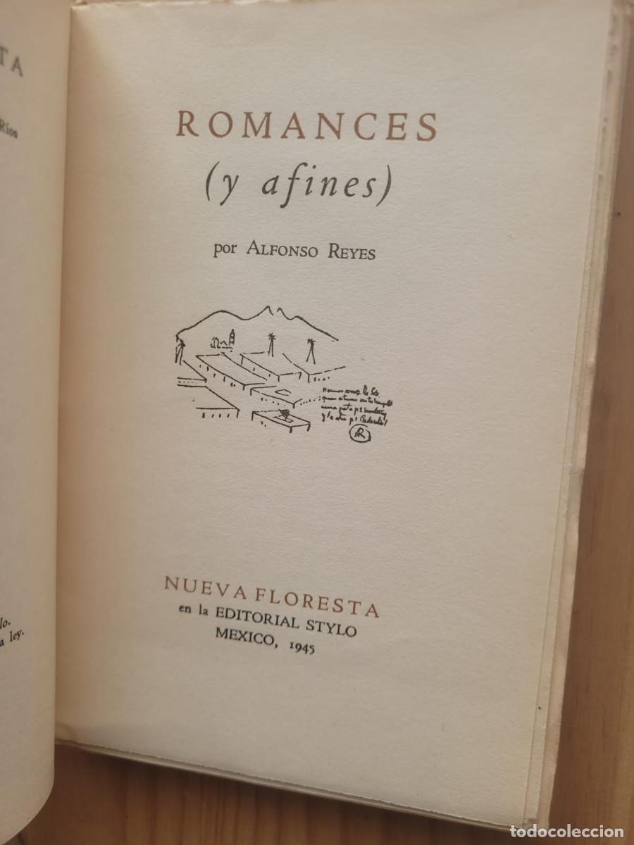 Libros de segunda mano: ROMANCES (Y AFINES) - REYES, ALFONSO - Foto 3