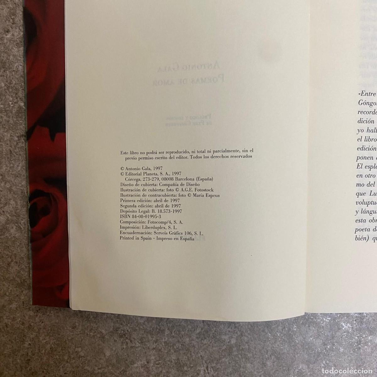 Libros de segunda mano: Poemas de amor - Foto 4