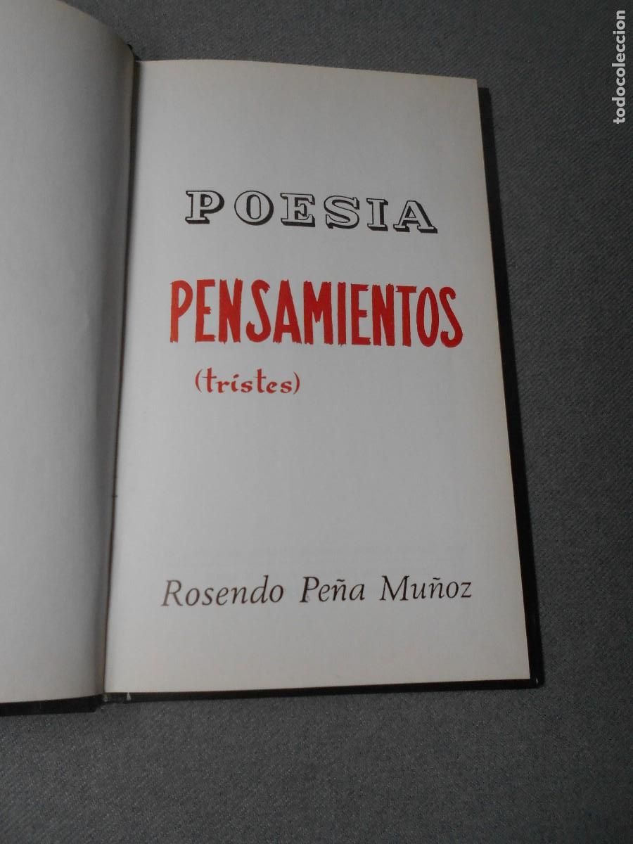 Libros de segunda mano: PENSAMIENTOS. Tristes - Foto 2