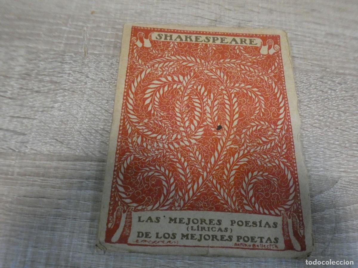 Libros de segunda mano: ARKANSAS1980 POESIA LAS MEJORES POESIAS LIRICAS MEJORES AUTORES ED CERVANTES INTONSO SHAKESPEARE