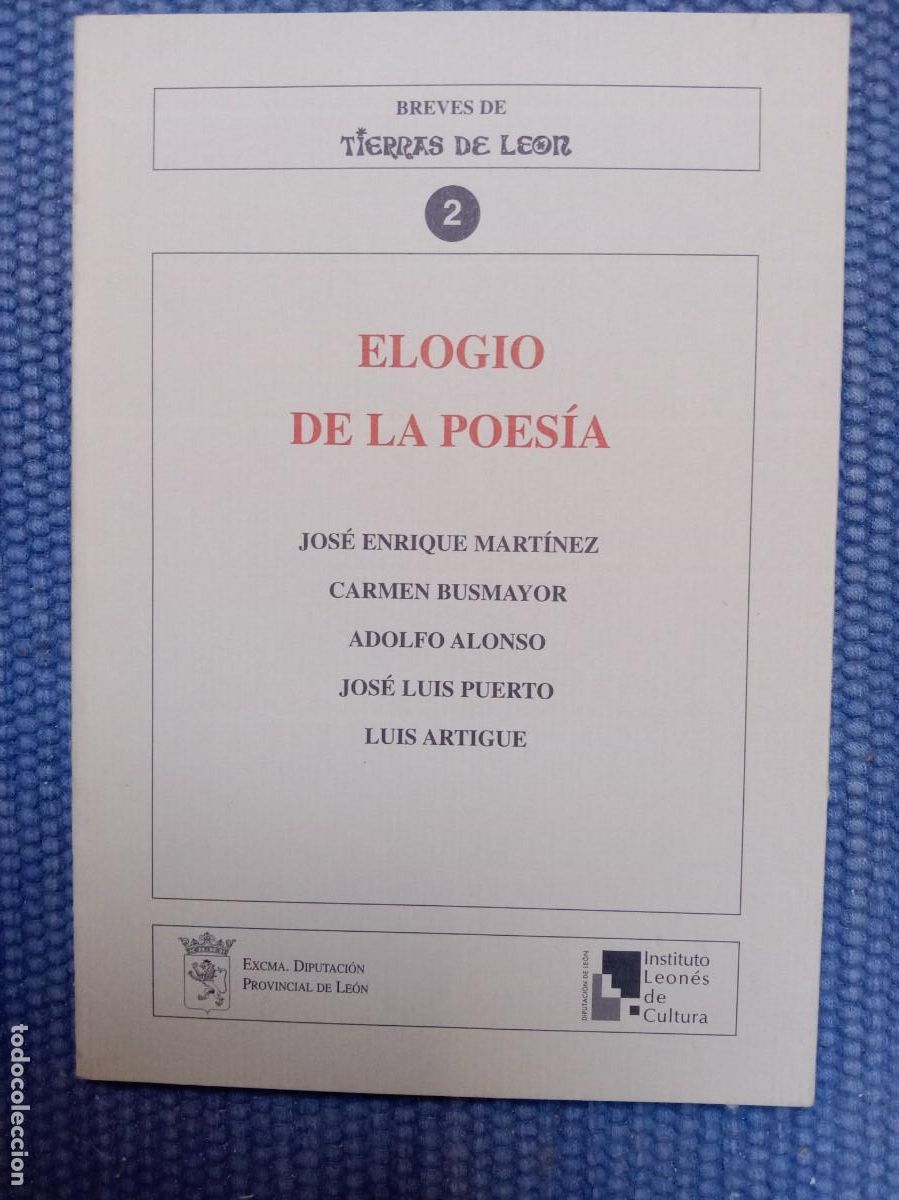 Libros de segunda mano: Elogio de la poes&iacute;a - Foto 1
