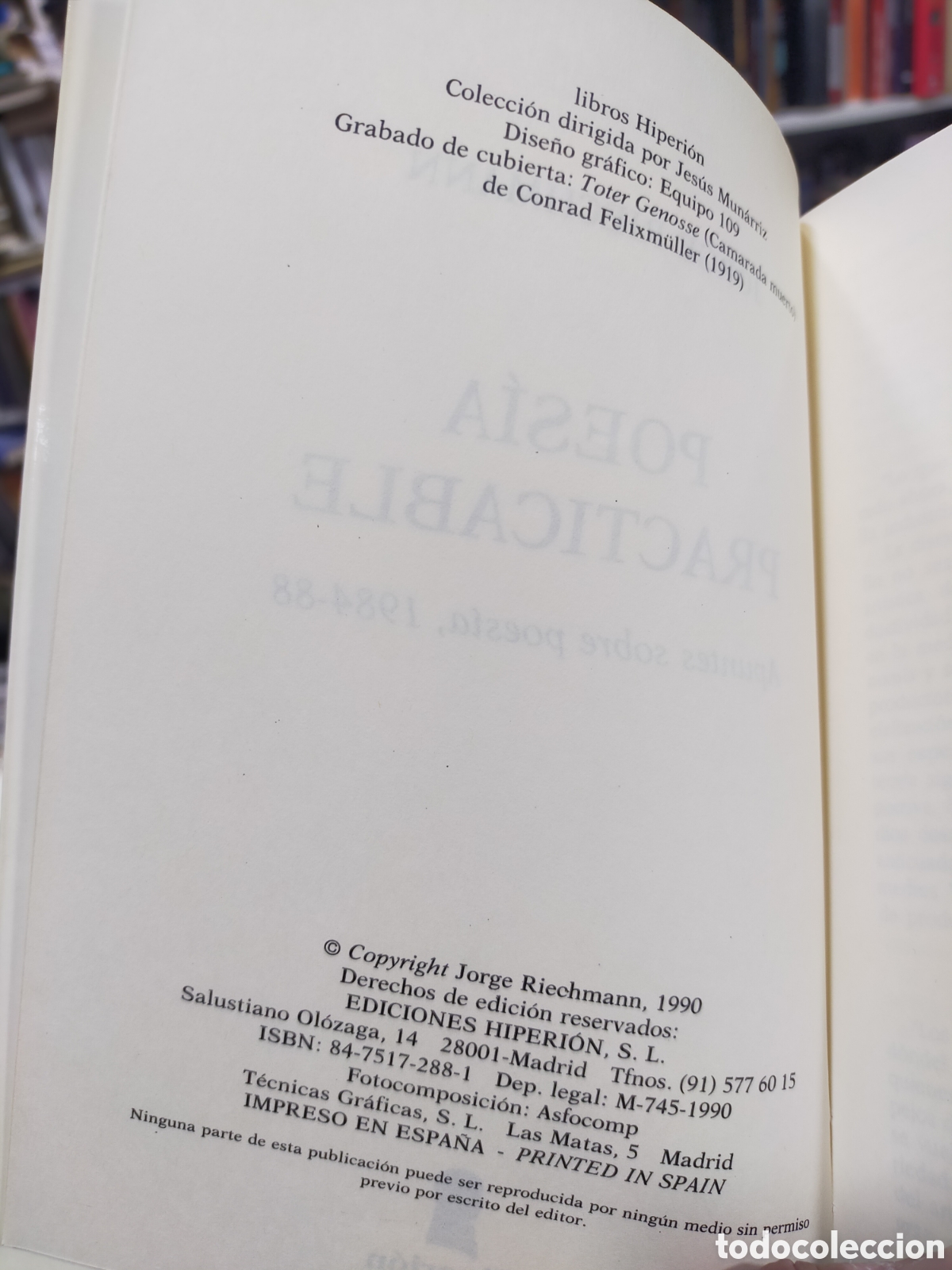 Libros de segunda mano: POES&Iacute;A PRACTICABLE - JORGE RIECHMANN - Foto 7