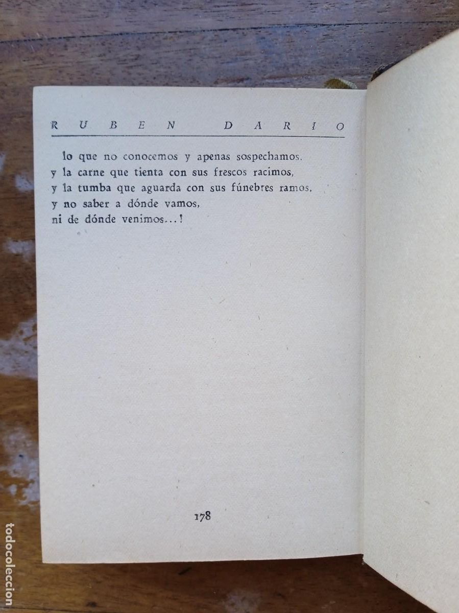 Libros de segunda mano: Cantos de vida y esperanza Rub&eacute;n Dar&iacute;o - Foto 5