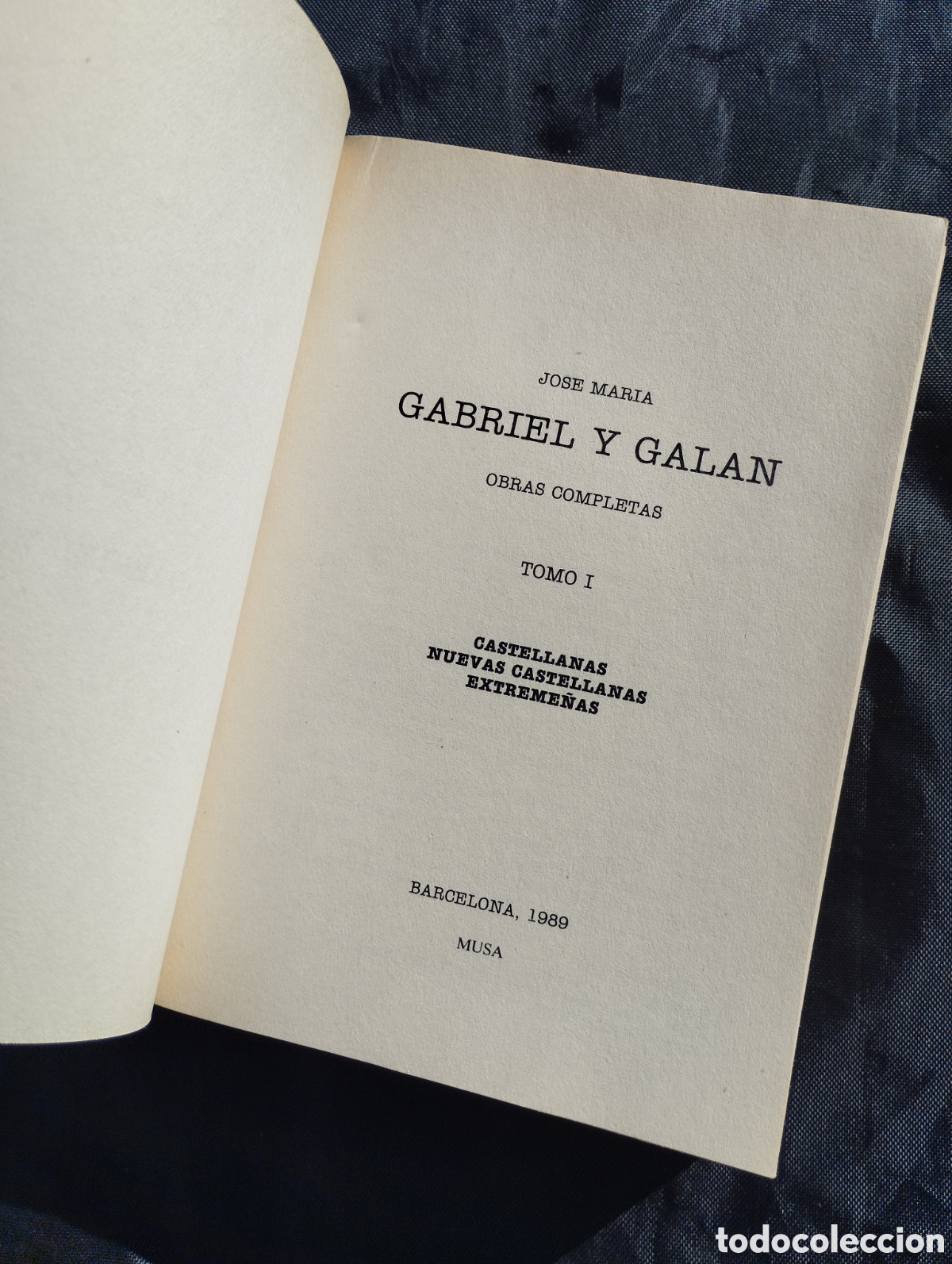 Libros de segunda mano: Gabriel y Gal&aacute;n. Obras completas. - Foto 2