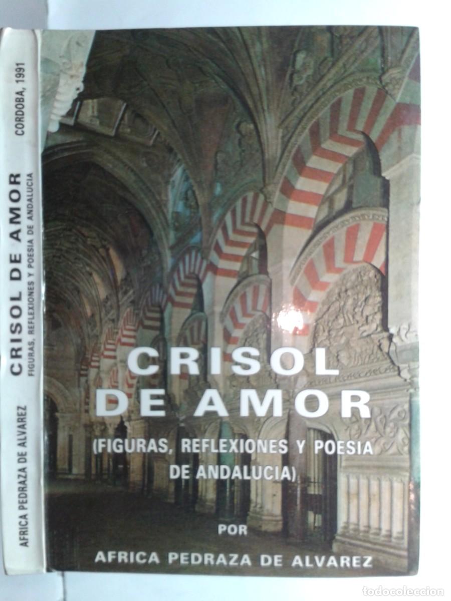 Libros de segunda mano: CRISOL DE AMOR (FIGURAS, REFLEXIONES Y POES&Iacute;A DE ANADALUC&Iacute;A) 1991 AFRICA PEDRAZA DE ALVAREZ