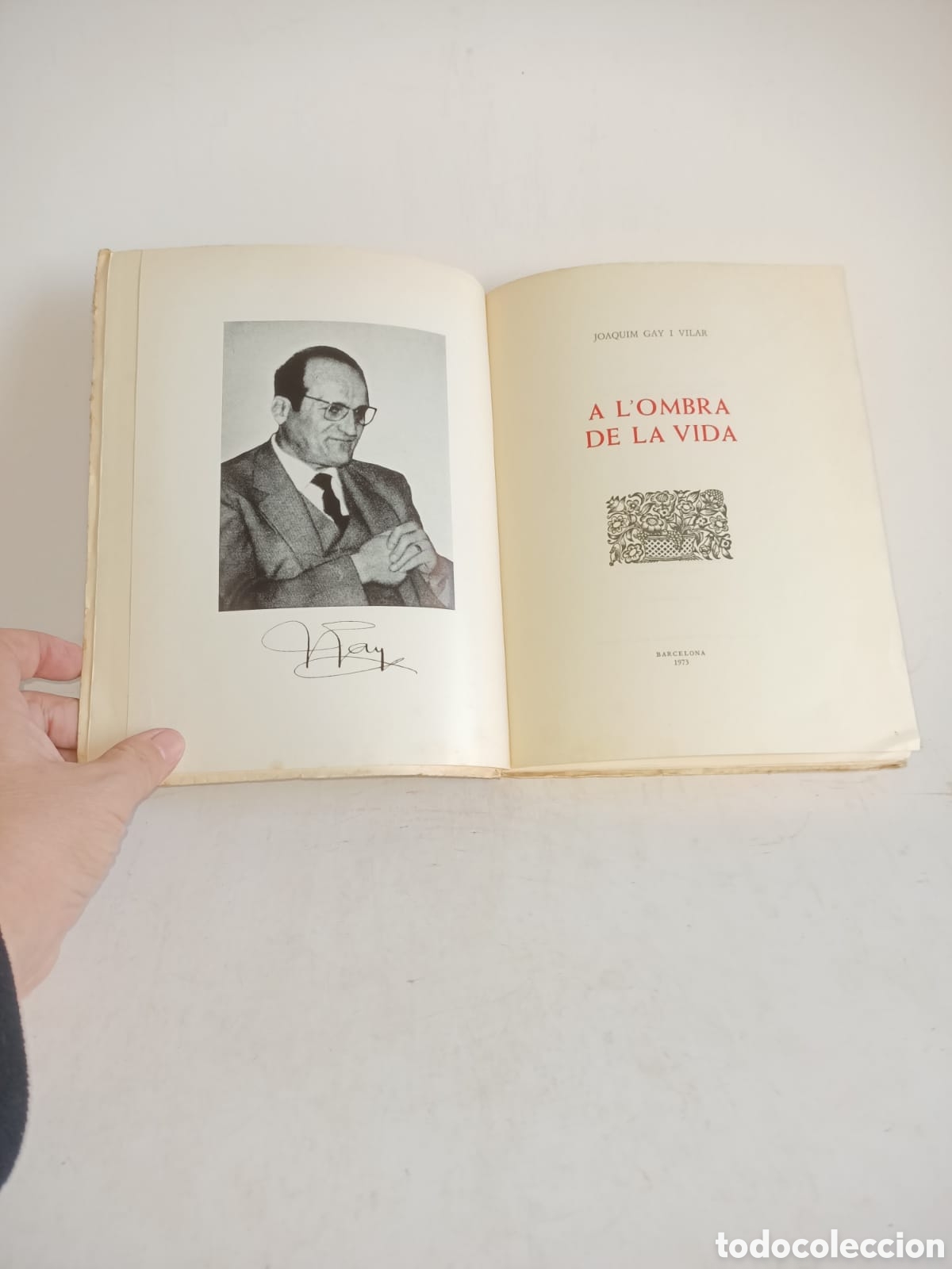 Libros de segunda mano: L OMBRA DE LA VIDA. Llibre poes&iacute;a. Tirada 25 exemplars. Joaqu&iacute;n Gay