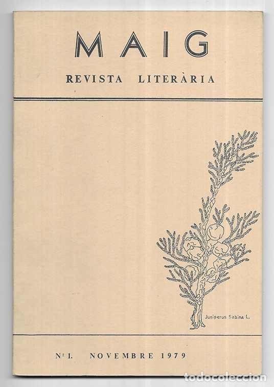Gebrauchte B&uuml;cher: Maig Revista Liter&agrave;ria n&ordm; 1 Novembre 1979