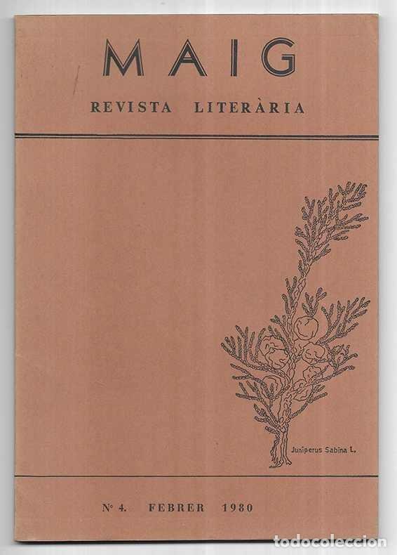 Gebrauchte B&uuml;cher: Maig Revista Liter&agrave;ria n&ordm; 4 Febrer 1980