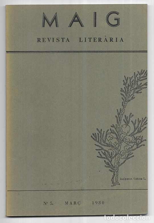 Gebrauchte B&uuml;cher: Maig Revista Liter&agrave;ria n&ordm; 5 Mar&ccedil; 1980