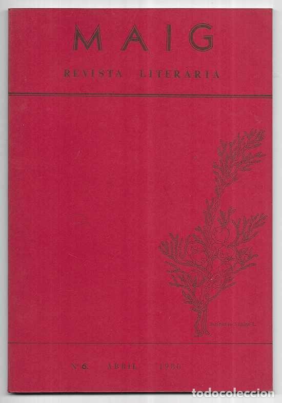 Gebrauchte B&uuml;cher: Maig Revista Liter&agrave;ria n&ordm; 6 Abril 1980