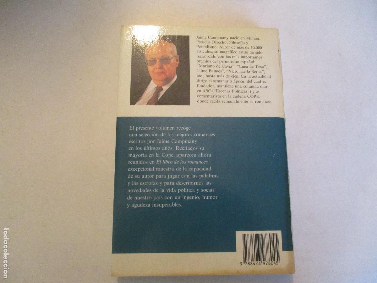 Libros de segunda mano: JAIME CAMPMANY El libro de los romances W25127 - Foto 2