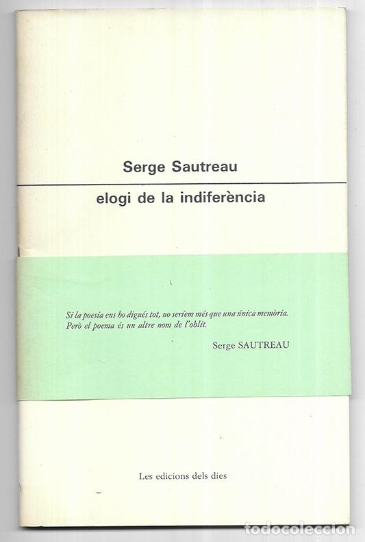 Gebrauchte B&uuml;cher: Elogi de la indifer&egrave;ncia.