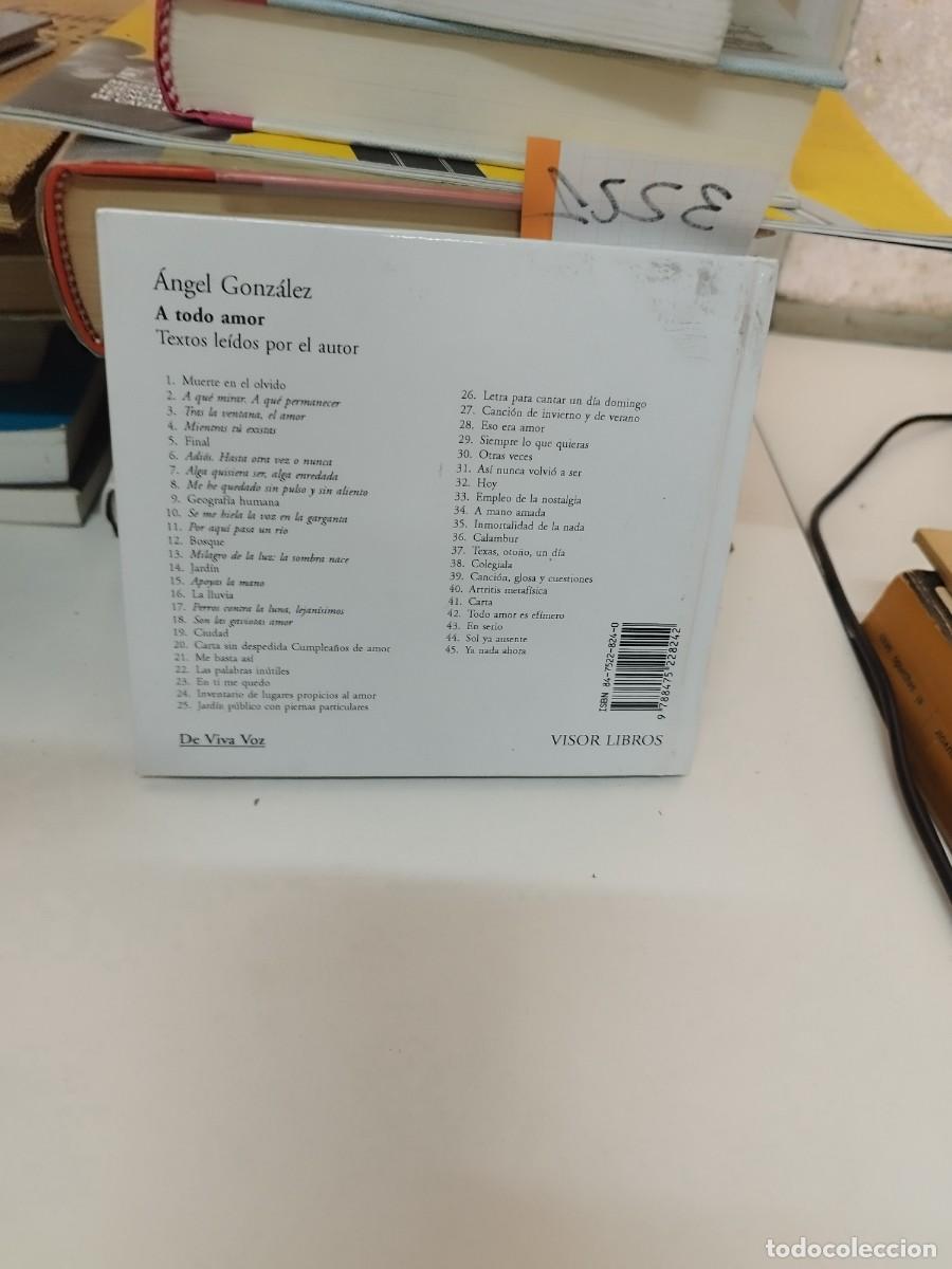 Libros de segunda mano: Visor libros. De viva voz. &Aacute;ngle Gonz&aacute;lez. A todo amor. - Foto 6