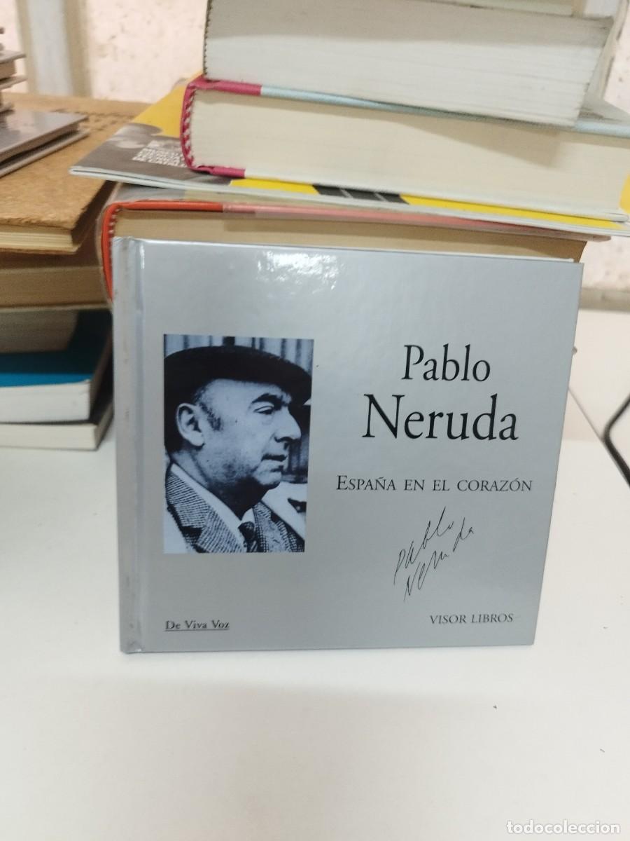 Libros de segunda mano: Visor libros. De viva voz. Pablo Neruda. Espa&ntilde;a en el corazon. - Foto 1