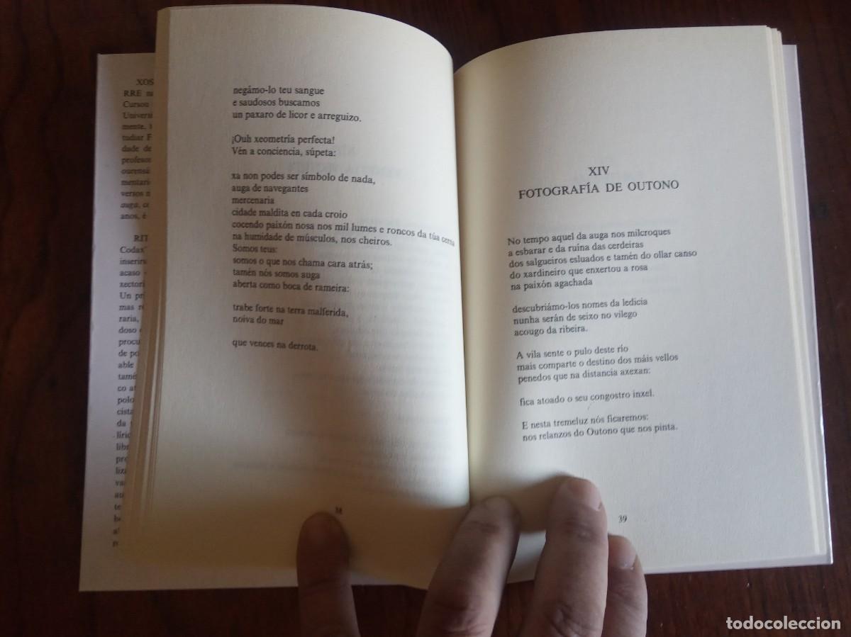 Libros de segunda mano: Ritos de auga.- Xos&eacute; Manuel Velez. - Foto 3