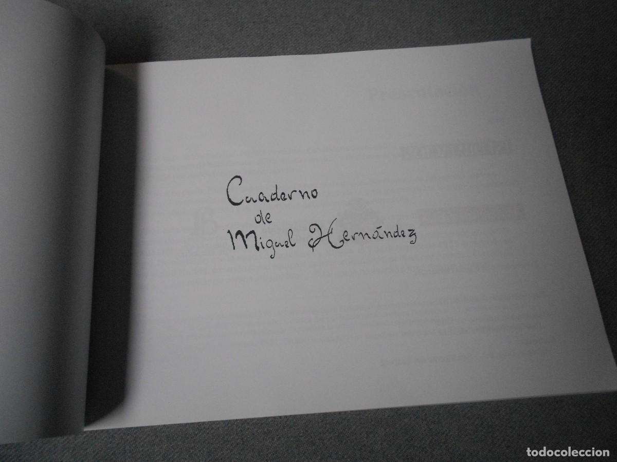 Libros de segunda mano: CUADERNO DE MIGUEL HERNANDEZ - Foto 2
