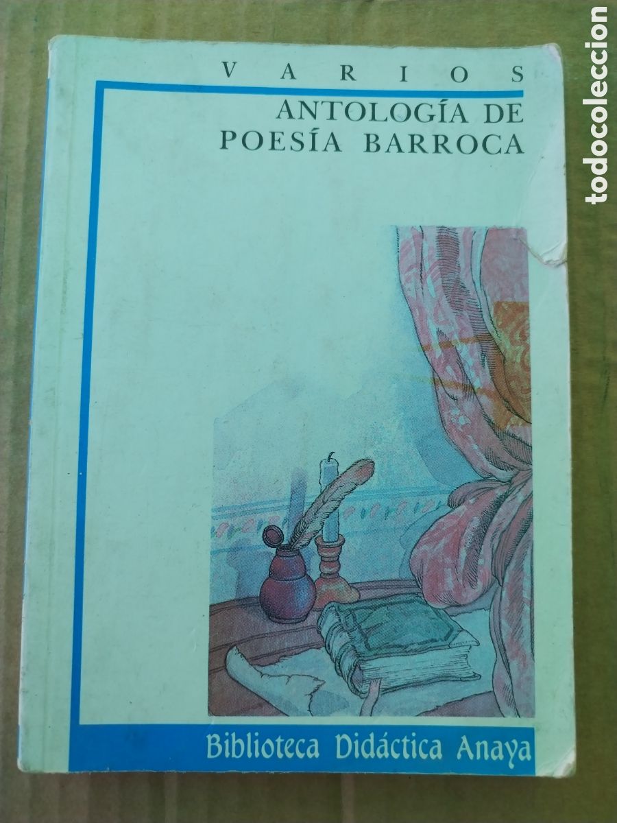 Libros de segunda mano: ANTOLOGIA DE POESIA BARROCA a&ntilde;o 1986