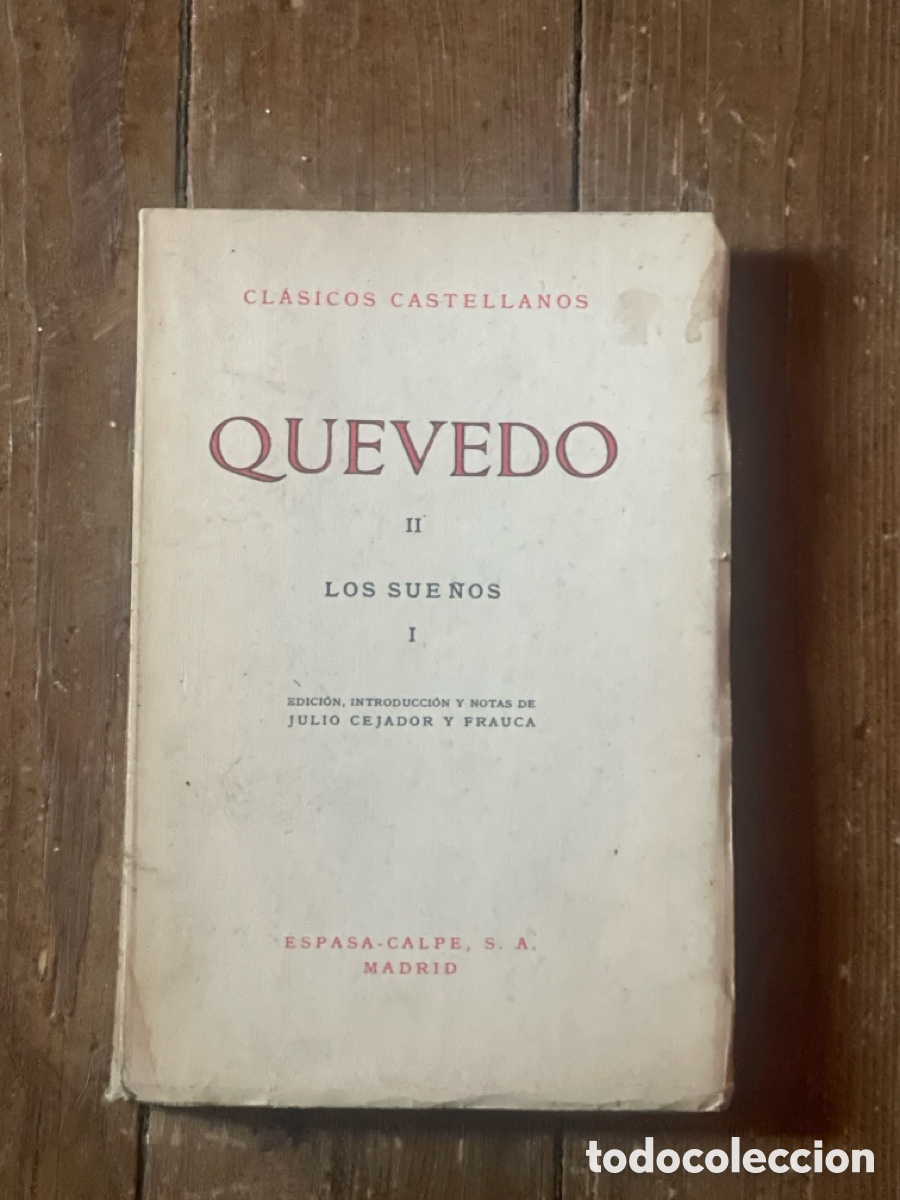 Libros de segunda mano: Quevedo los sue&ntilde;os - Foto 1