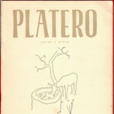 Libros de segunda mano: AÑO 1953 - PLATERO / VERSO Y PROSA NUM. 20 - CADIZ - JUAN RAMON JIMENEZ, JOSE MARIA PEMAN