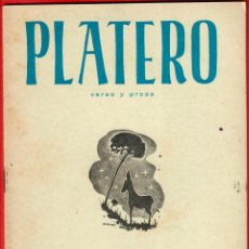 Libros de segunda mano: AÑO 1951 - PLATERO / VERSO Y PROSA NUM. 5 - CADIZ - RARISIMO - JUAN RAMON JIMENEZ, ANTONIO GALA