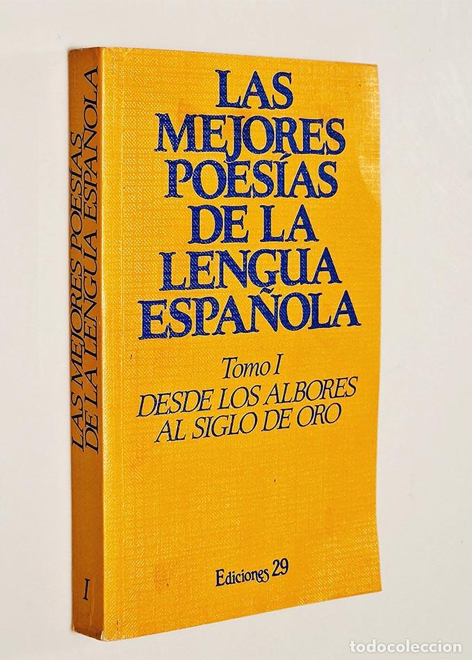 Second hand books: LAS MEJORES POES&Iacute;AS DE LA LENGUA ESPA&Ntilde;OLA. TOMO I. Desde los Albores al siglo de oro